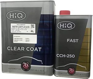 HiQ Quick Master Clear, High Performance Urethane 4 Liter Clearcoat/W Hardener
